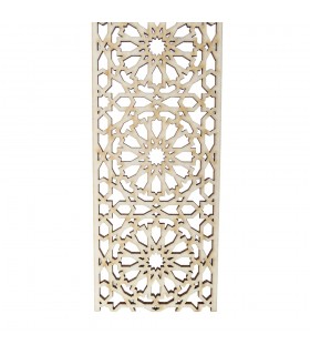 Treillis Arabe Ajouré - Bois Découpé Au Laser - Modèle 1