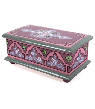 Trunk Arab - made and hand - painted bright colours - quality