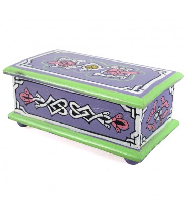Trunk Arab - made and hand - painted bright colours - quality