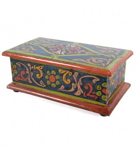 Caja Árabe - Hecho y Pintado a Mano - Colores Alegres - Calidad