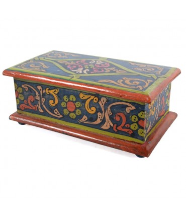 Trunk Arab - made and hand - painted bright colours - quality