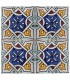 Al-Andalus - carreaux faits à la main 10 cm - plusieurs motifs - - modèle 36