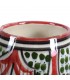 Caneca árabe de cerâmica - Decoração andaluza - Feito à mão - 10 cm