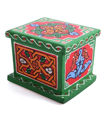 Box Arab - made and hand - painted bright colours - quality