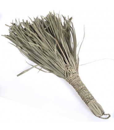 Balai à main Palmito fait main - 46 cm - Idéal pour les tapis