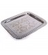 Rectangular Tea Tray - Andalusian Engraving - Wavy Edge