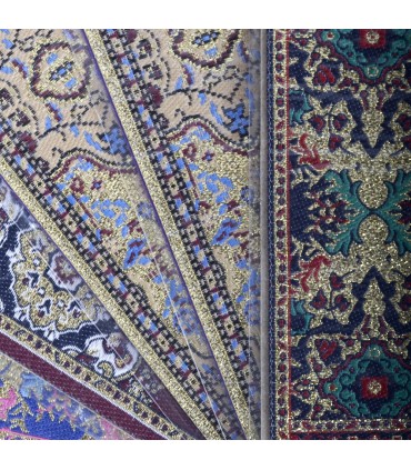 Türkisches Gobelin Lesezeichen - Geometrische arabische Designs - 23 x 5 cm