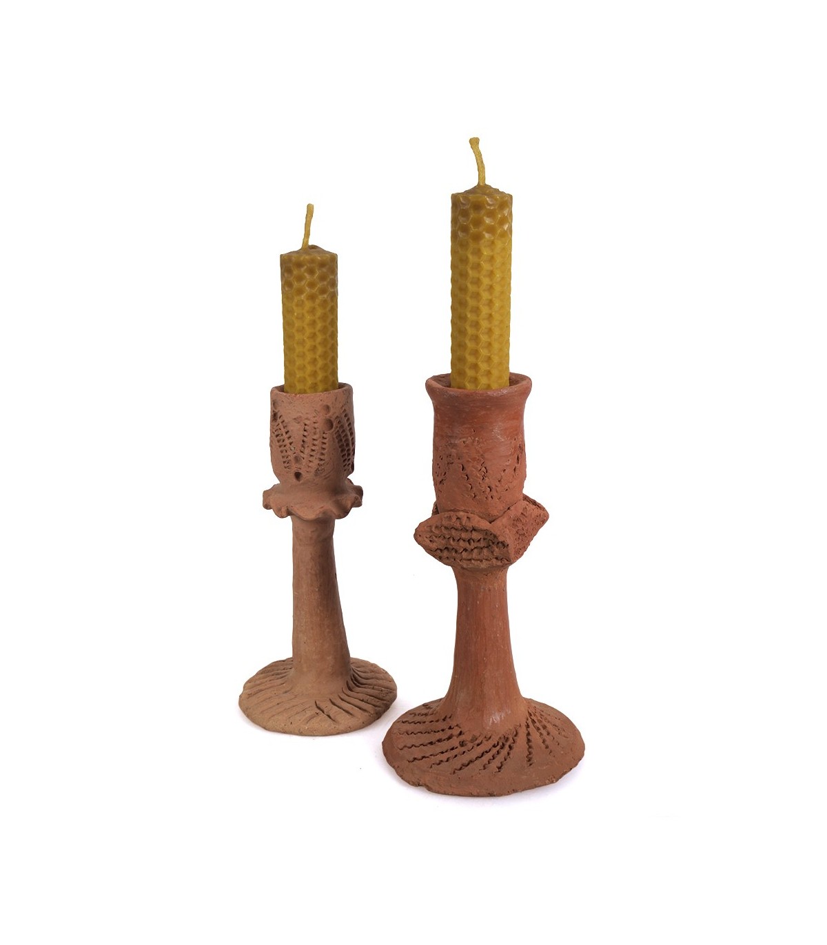 Clay Candlestick - Handmade - Handmade - 15 cm Online
