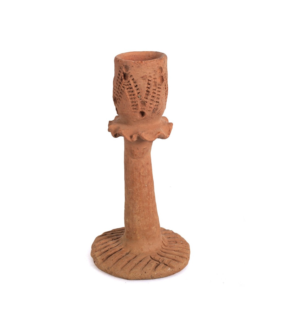 Clay Candlestick - Handmade - Handmade - 15 cm Online