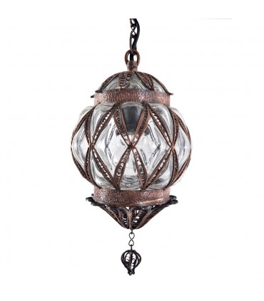 Lámpara Turca  - Cristal Fundido y Soplado - Diseño Estambul - 30 cm