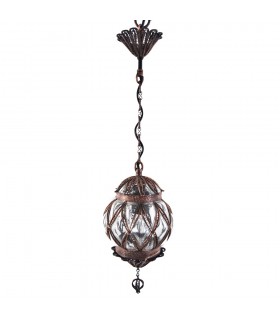 Lámpara Turca  - Cristal Fundido y Soplado - Diseño Sultan - 30 cm