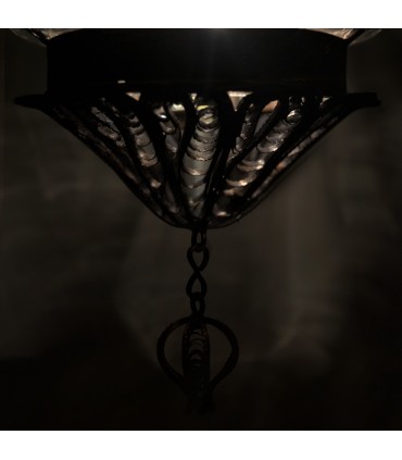 Lámpara Turca  - Cristal Fundido y Soplado - Diseño Estambul - 30 cm