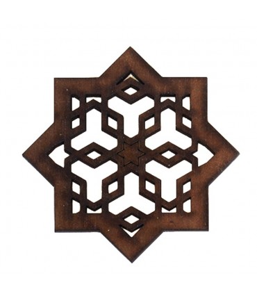 Durchbrochene arabische Celosia - Kühlschrankmagnet - Modell 1