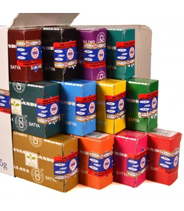 Box 12 Cases of the Best Varieties of Incense in Rod Satya