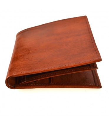 Portafoglio in pelle per portafoglio - Modello Zeina - Artigianale