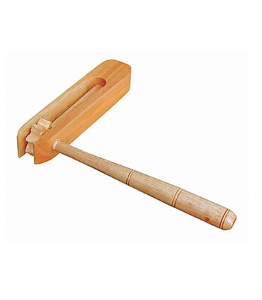 Carraca de Madera - Artesanal -  17 cm - Ideal Niños
