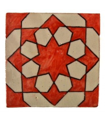 Azulejo Andalusí - 10 cm - Varios Diseños- Artesanal- Modelo 64