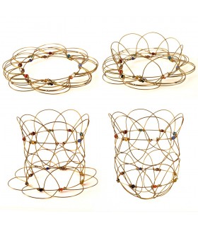 Mandala - chiffres jeu anti stress - 12 cm - sont faits multiples