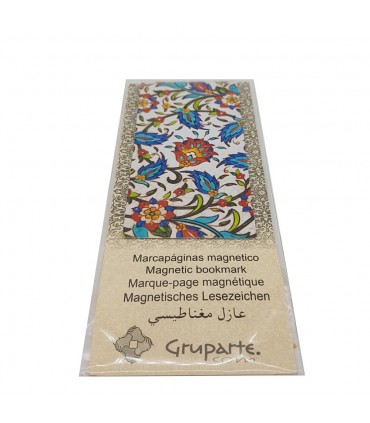 Marcadores - Aba magnética - Design de mosaico árabe - Modelo 9 - Produto recomendado