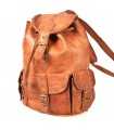Zaino in Pelle Artigianale - 4 Scomparti - Modello Beldi
