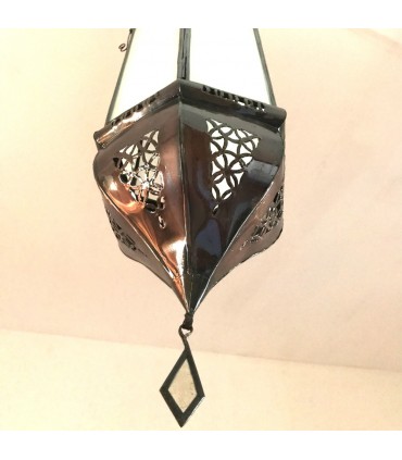 Lampe Allongée Blanc Opaque - 60 cm - Modèle Katra