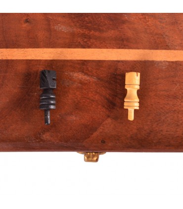 Échecs de voyage - Jetons ancrés - Fait main - 13 cm - Modèle Rihla