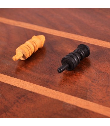 Ajedrez de Viaje - Fichas Ancladas - Artesanal - 13 cm - Modelo Rihla