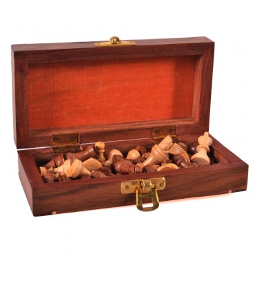 Folding Wood Chess - Handmade Chips - Akla Model