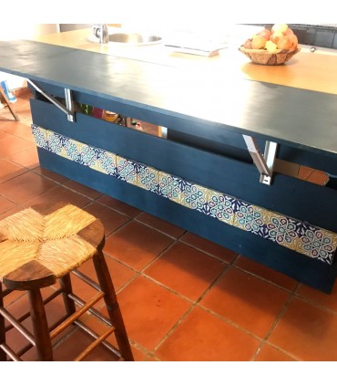 Al-Andalus - 14,5 cm - verschiedene Designs - handgefertigte Tile - Modell 17