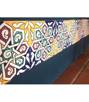 Al-Andalus - 14,5 cm - verschiedene Designs - handgefertigte Tile - Modell 17