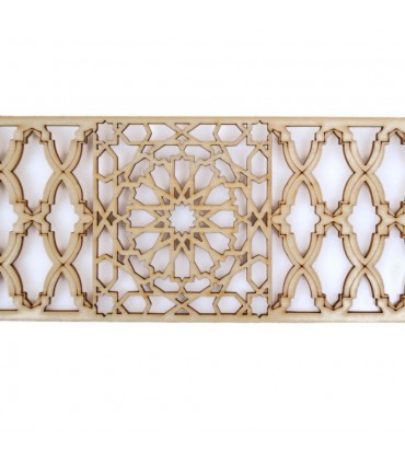 Arabic Openwork Celosia - Wood Laser Cut - Model 10 - 50 cm