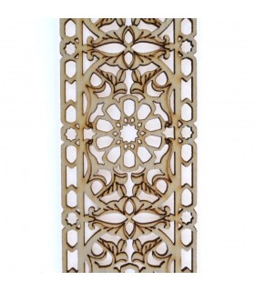 Malha Árabe Openwork - Madeira Cortada a Laser - Modelo 14 - 50 cm