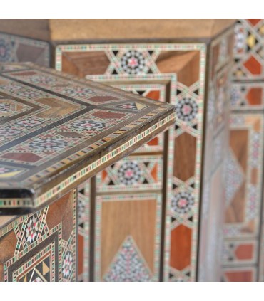 Table Hexagonale Taracea - Modèle SIRIA - TAWILA