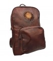 Zaino in pelle - 3 tasche - 100% pelle - Modello SOL