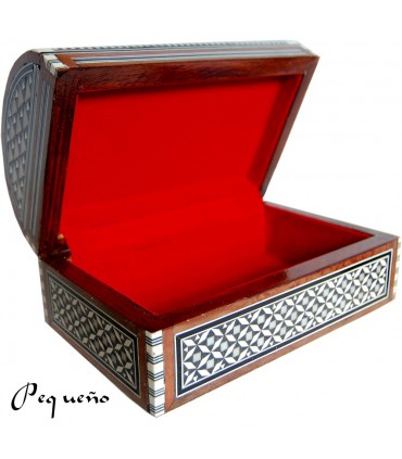 Schmuck Box Kofferraum - Velvet - Intarsien Ägypten - 2 Größen