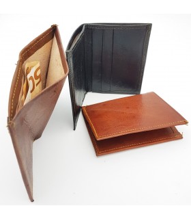 Porta carte di credito per uomo - 100% pelle naturale - Modello TAKA