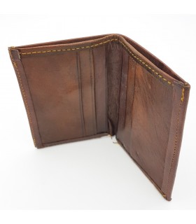 Brieftaschenkartenhalter für Herren - 100% Naturleder - Modell TAKA