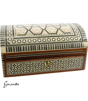 Jeweler Chest - Velvet - inlaid Egypt - 2 Sizes