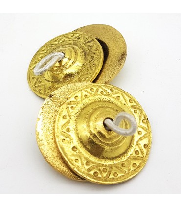 Castanholas ou crotalos árabes - pratos de dedo - Bronze