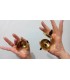 Arab castanets or crotalos - Finger cymbals - Bronze