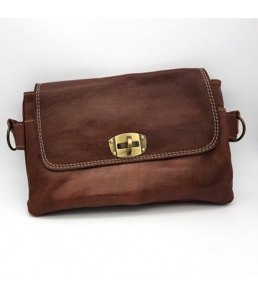 Bolsa de couro para mulheres - 100% couro - DELUXE - MODELO WAAR