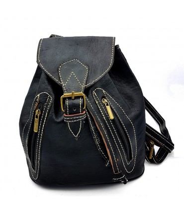 Mochila Cuero - 4 Bolsillos - 100% Cuero - Modelo SAGUIR