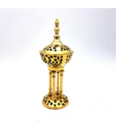 Incensario Bronce - Quemador Incienso en Grano - Modelo JERUSALEN