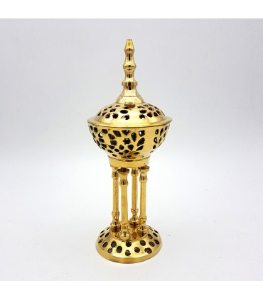 Incensario Bronce - Quemador Incienso en Grano - Modelo JERUSALEN