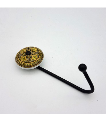 Perchero de Forja y Ceramica - Diseño Árabe - Modelo ASIA