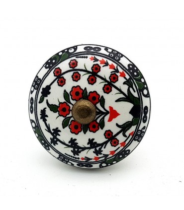 Manopola o maniglia per mobili - Ceramica smaltata - Modello 1