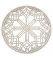 Arabic Decoration Lattice - Laser Cut Laminated Wood - Model 15 - 25 cm