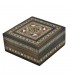 Scatola Tabernacolo arabo quadrato siriano - Coperchio decorato - 7,5 cm