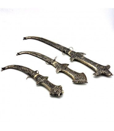 Punhal ou punhal árabe - Decorativo - Decoração árabe - Modelo Sikkin