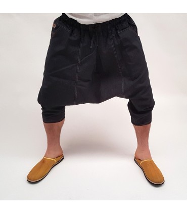 Pantalón Bombacho Árabe - Tela diseño Baqueros - Hombre - Modelo Galid